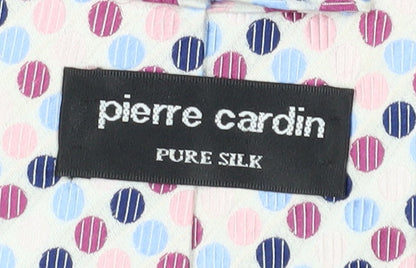 Pierre Cardin Men's Multicoloured Polka Dot Silk Tie