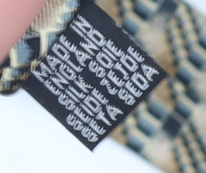 Michelsons Men's Silk Geometric Beige Designer Tie