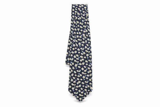 Mens Beaufort Blue Floral 100% Silk  Tie