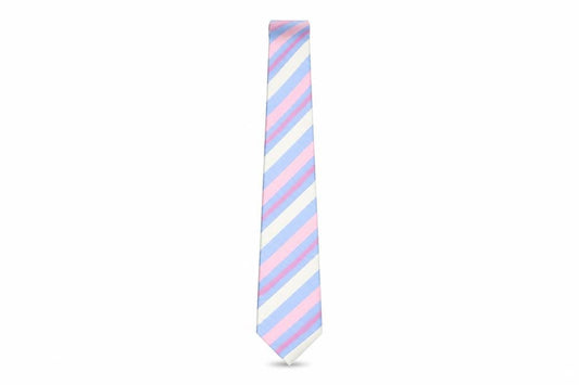 Mens NEXT Multicoloured Striped 100% Silk  Tie