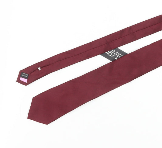 Jeff Banks Men's Silk Tie - Burgundy