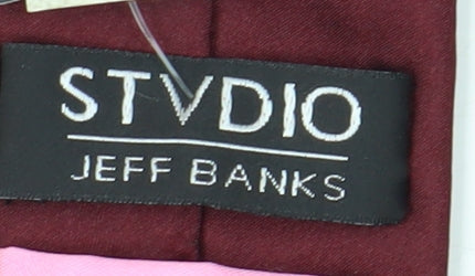 Jeff Banks Men's Silk Tie - Burgundy