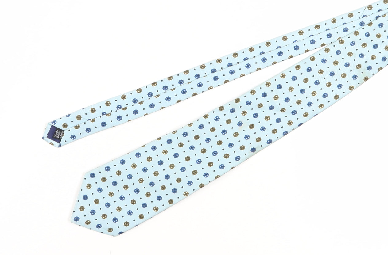 Austin Reed Men's Blue Floral Silk Tie