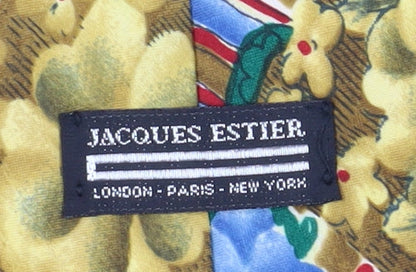 Jacques Estier Men's Multicoloured Floral Tie