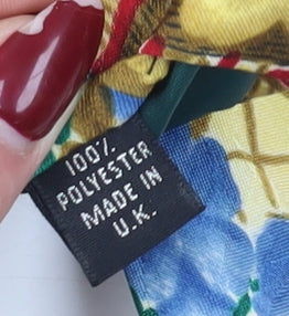 Jacques Estier Men's Multicoloured Floral Tie