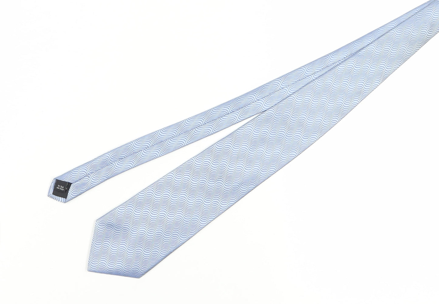 Ted Baker Men's Blue Silk Geometric Tie