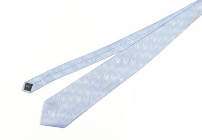 Ted Baker Men's Blue Silk Geometric Tie