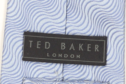 Ted Baker Men's Blue Silk Geometric Tie