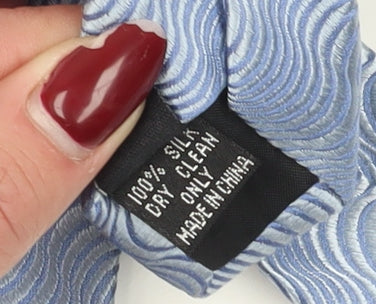 Ted Baker Men's Blue Silk Geometric Tie