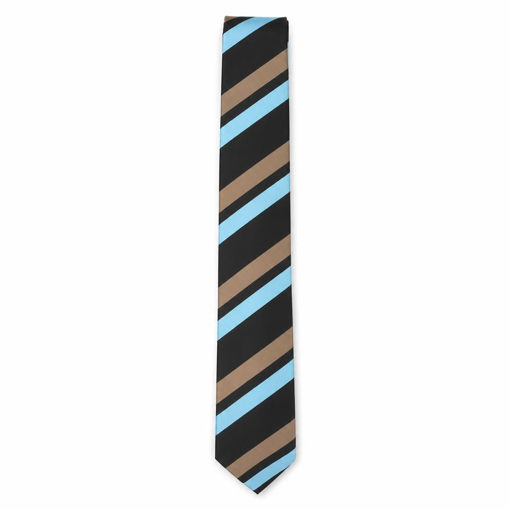 Mens River Island Multicoloured Striped 100% Polyester  Tie