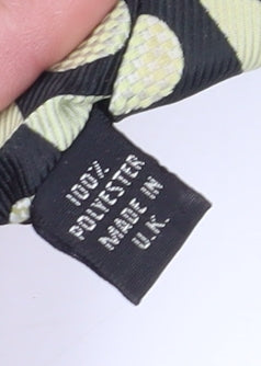 Jacques Estier Men's Black Polka Dot Tie - One Size