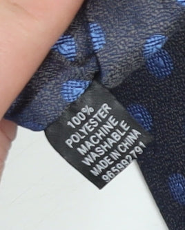 Moss London Men’s Blue Polka Dot Tie