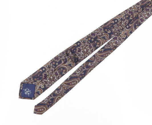 Marks & Spencer Men's Paisley Silk Tie Multicoloured