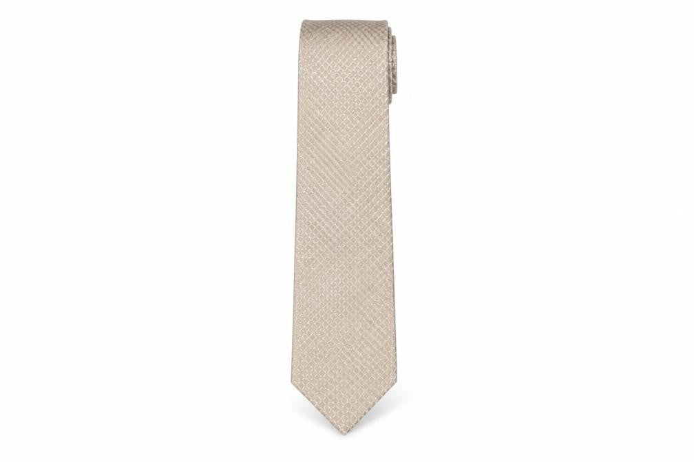 Mens Hammond & Co Beige  100% Silk  Tie