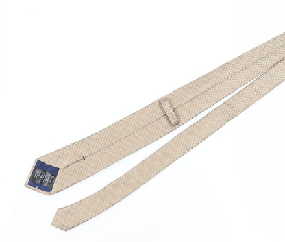 Hammond & Co Men's Beige Silk Tie