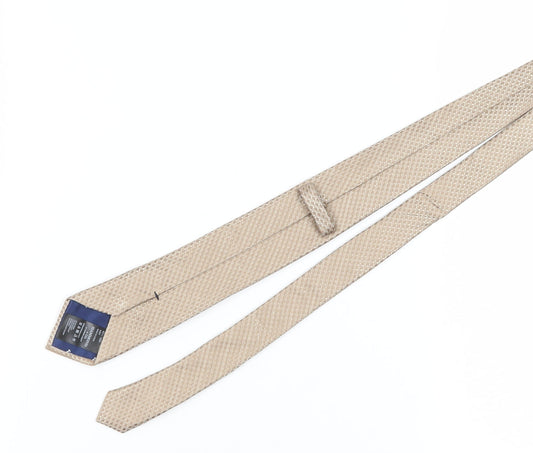 Hammond & Co Men's Beige Silk Tie