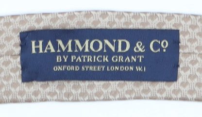 Hammond & Co Men's Beige Silk Tie
