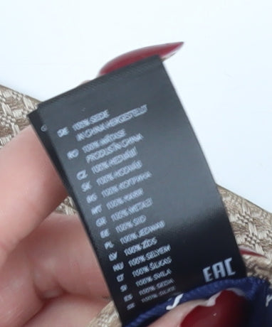 Hammond & Co Men's Beige Silk Tie