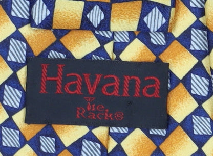 Havana Men's Multicoloured Geometric Tie