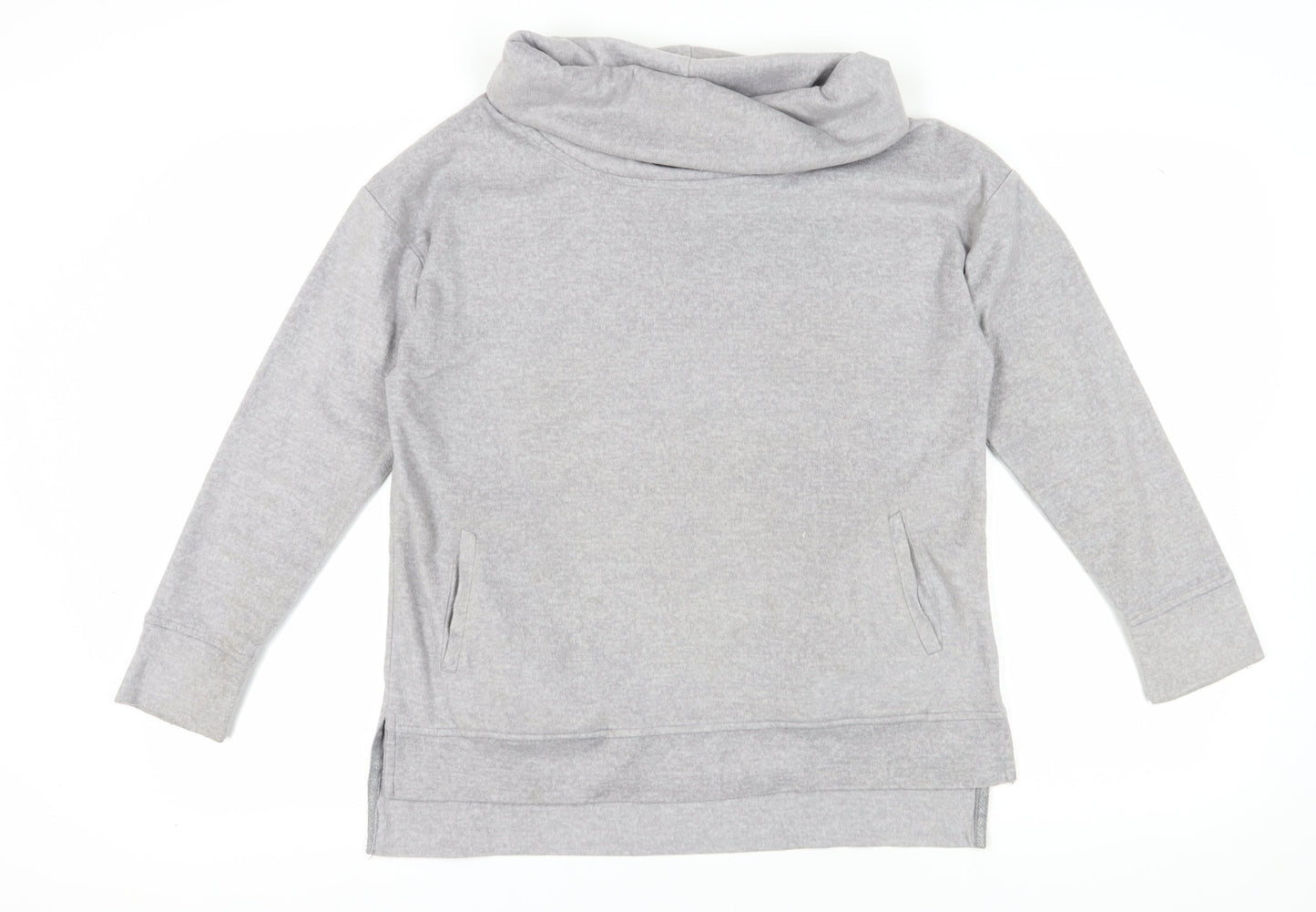 Capsule Active Women's Grey Cowl Neck Sweatshirt Size 12