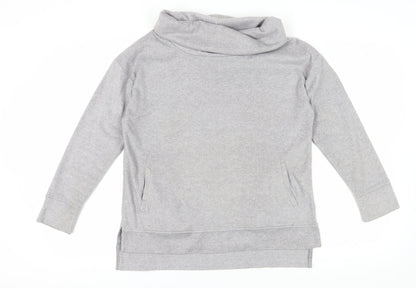 Capsule Active Women's Grey Cowl Neck Sweatshirt Size 12