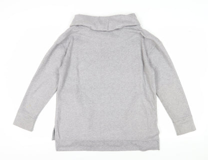 Capsule Active Women's Grey Cowl Neck Sweatshirt Size 12
