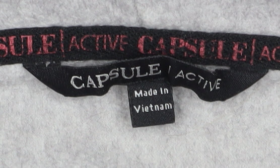 Capsule Active Women's Grey Cowl Neck Sweatshirt Size 12