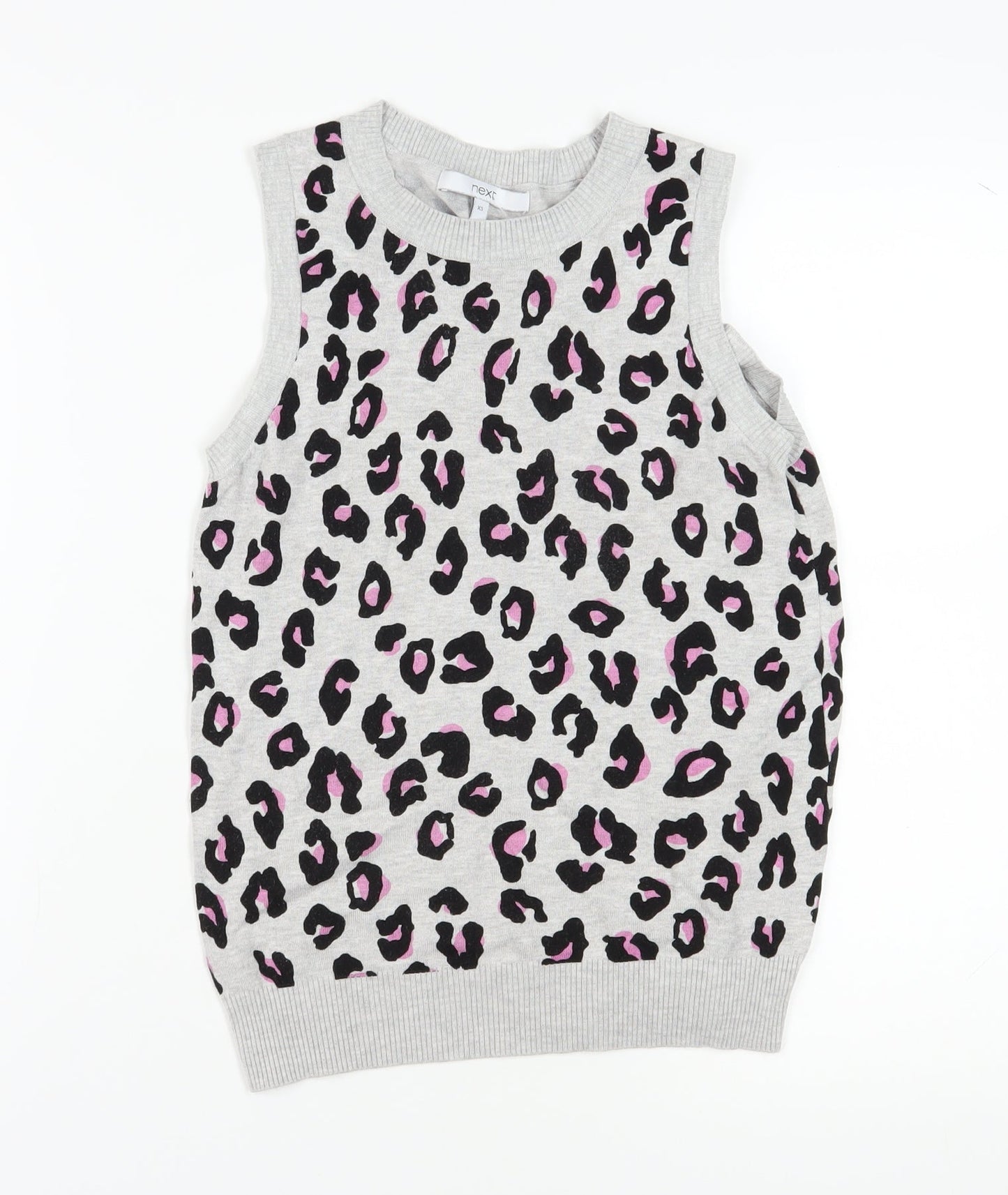 Womens UK Size XS NEXT Grey Vest Jumper