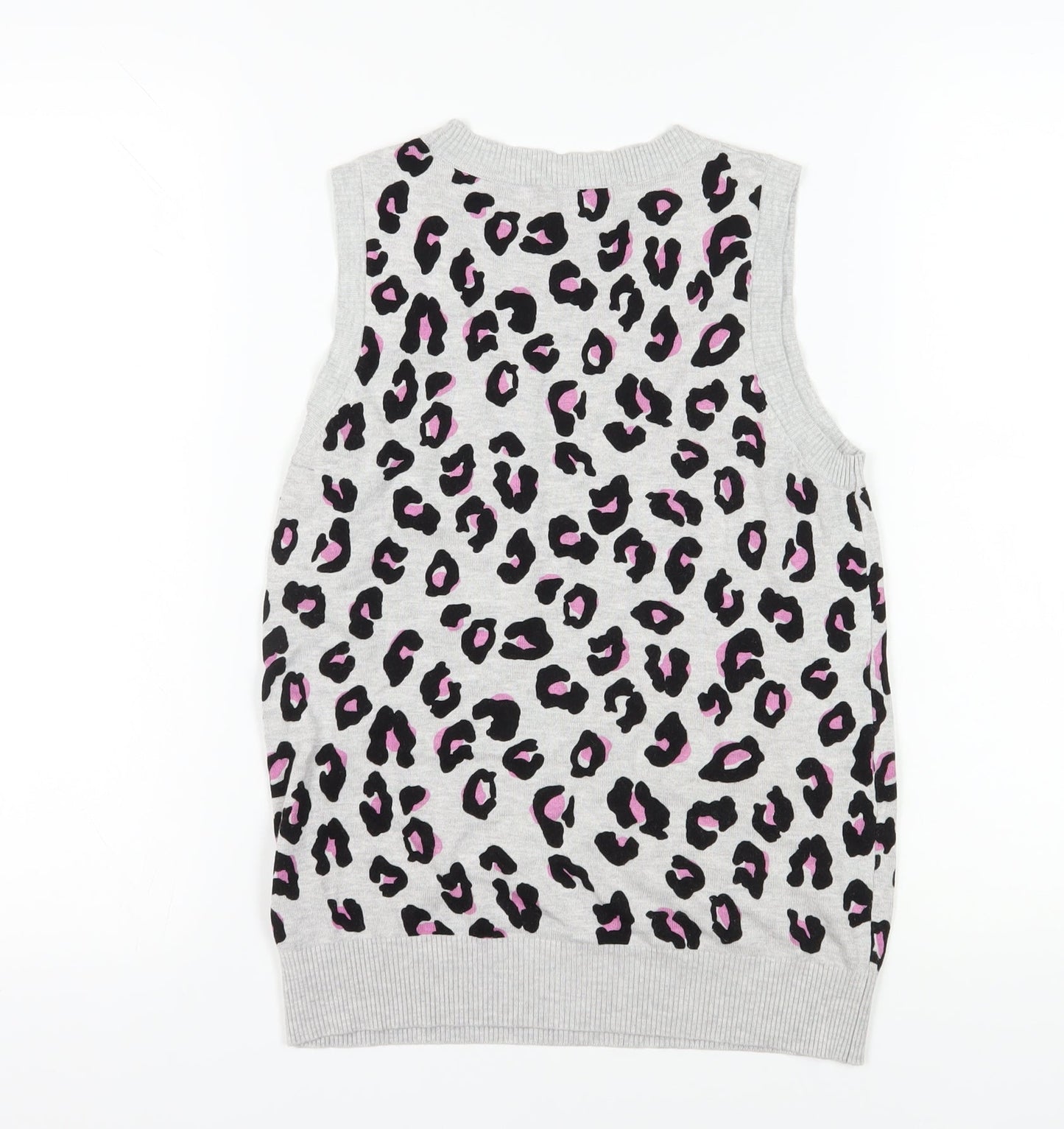 Womens UK Size XS NEXT Grey Vest Jumper