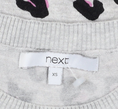 Womens UK Size XS NEXT Grey Vest Jumper