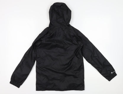 Regatta Boys Black Hooded Windbreaker Jacket 11-12 Years