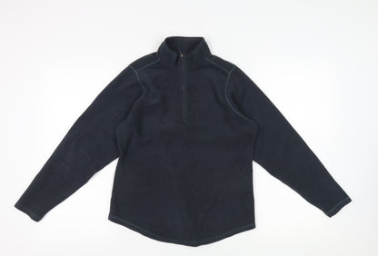 Rohan Women's Black Henley Sweatshirt, Small, Fleece, Autumn Wear