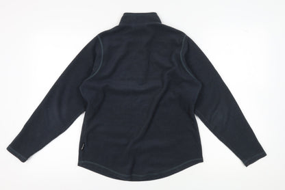 Rohan Women's Black Henley Sweatshirt, Small, Fleece, Autumn Wear