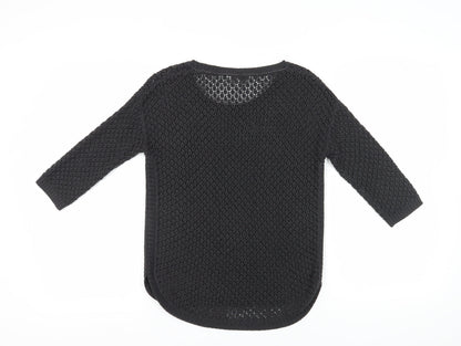 Womens UK Size 6 FatFace Black Pullover Jumper