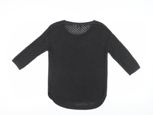 Womens UK Size 6 FatFace Black Pullover Jumper