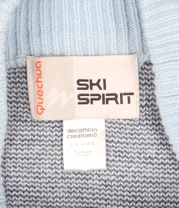 Womens UK Size L Quechua Blue Pullover Jumper