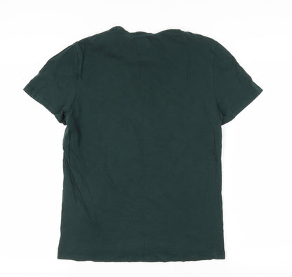 Volkswagen Men's Green Graphic Print Crew Neck T-Shirt - S