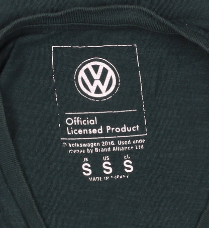 Volkswagen Men's Green Graphic Print Crew Neck T-Shirt - S