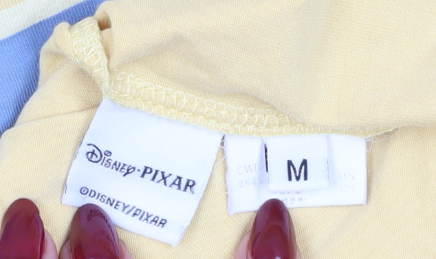 Disney Pixar Unisex Yellow Wall-E T-Shirt M Retro
