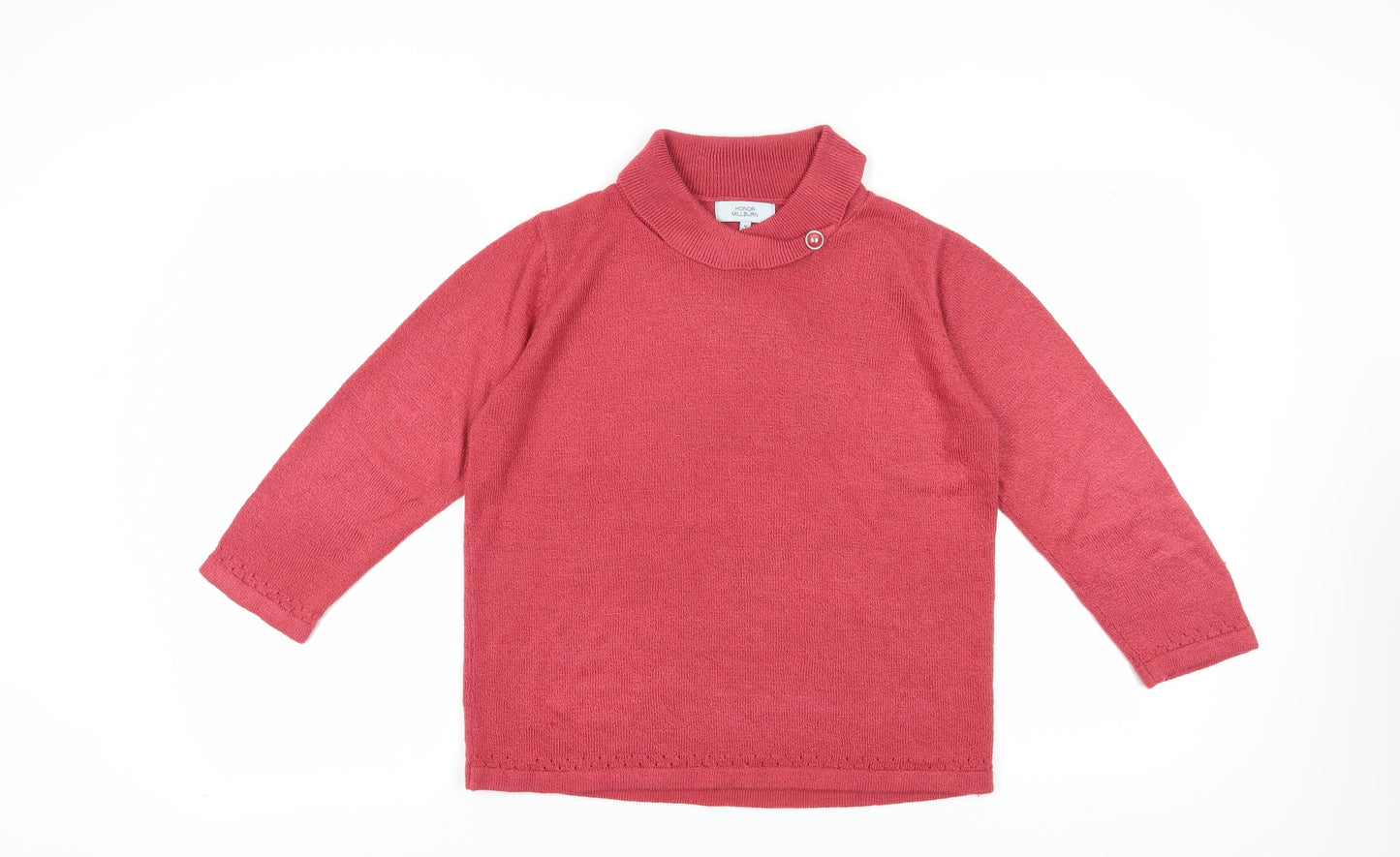 Womens UK Size M Honor Millburn Red Pullover Jumper