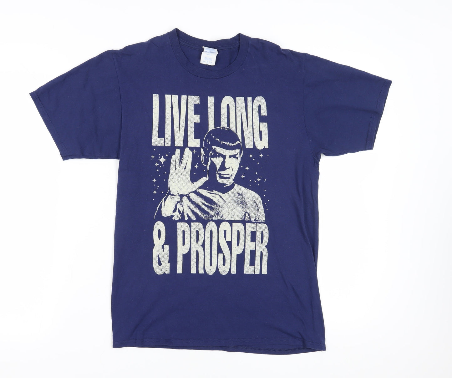 Unisex Adults UK Size M Port & Company Blue Basic T-Shirt