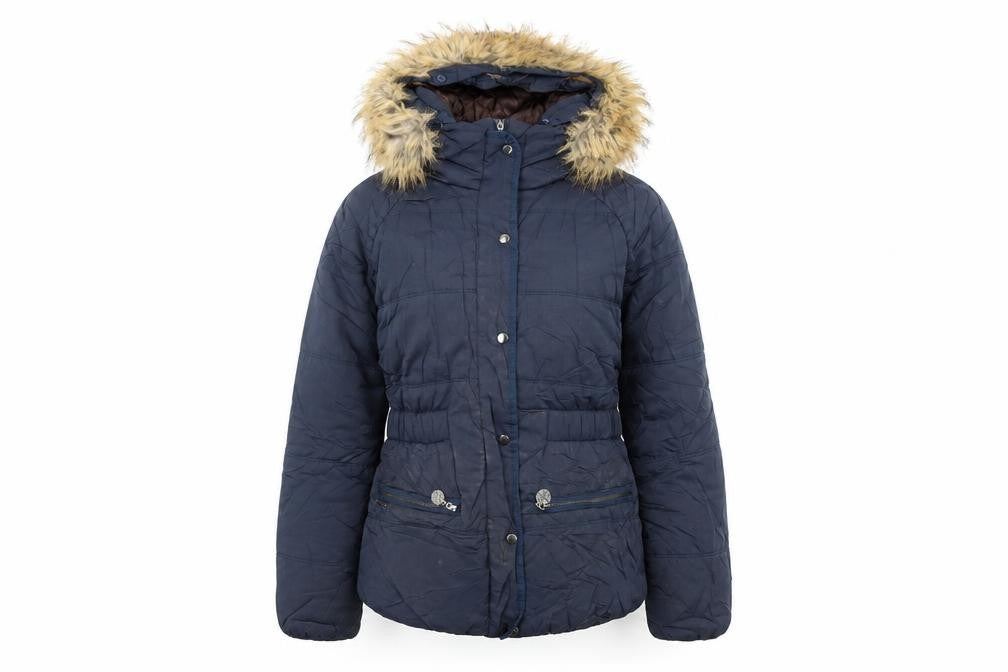Womens UK Size S Pepe Jeans Blue Puffer Jacket