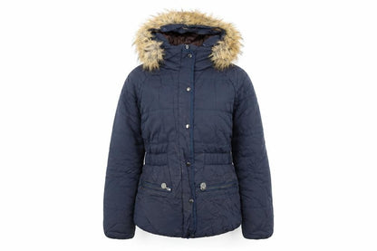 Womens UK Size S Pepe Jeans Blue Puffer Jacket