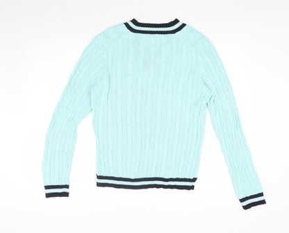 Womens UK Size L CC Blue Pullover Jumper