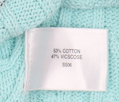 Womens UK Size L CC Blue Pullover Jumper