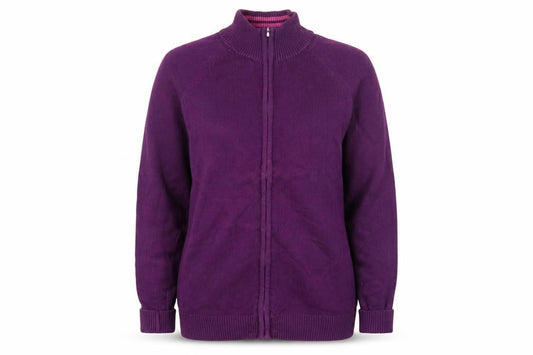 Womens UK Size L Cotton Traders Purple Basic Jacket