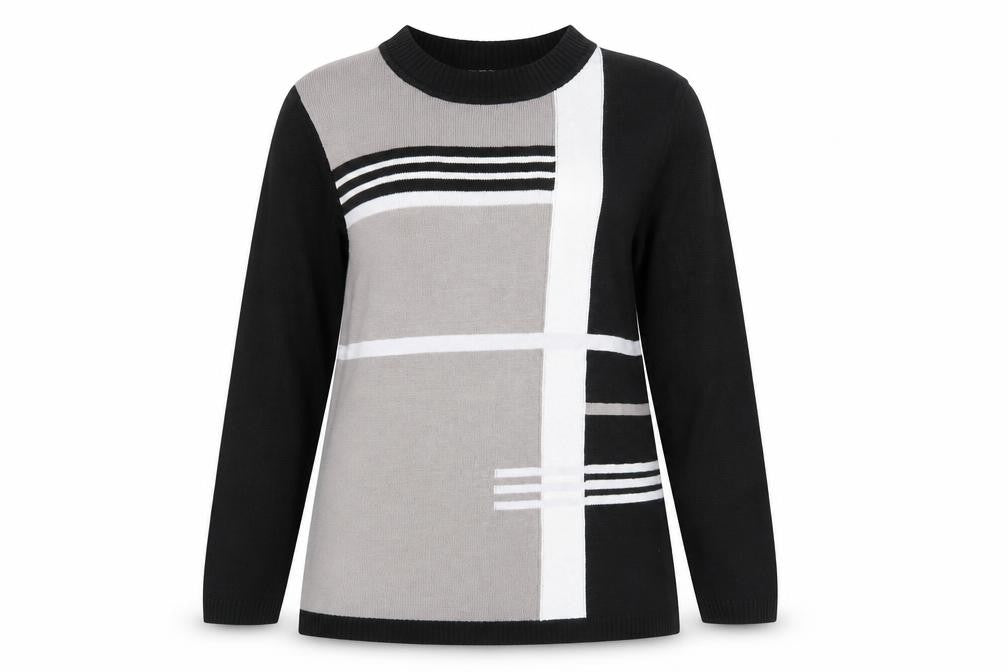 Womens UK Size L Damart Black Pullover Jumper