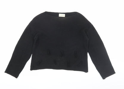 Womens UK Size M Chianti Black Pullover Jumper