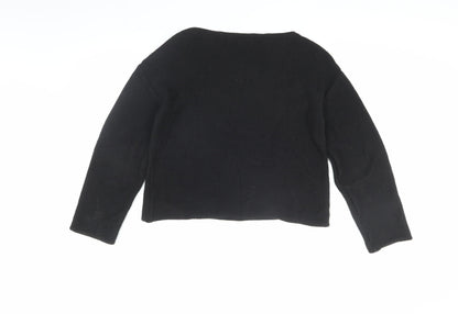 Womens UK Size M Chianti Black Pullover Jumper