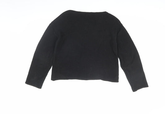 Chianti Women's Black Pullover Jumper, M, Round Neck